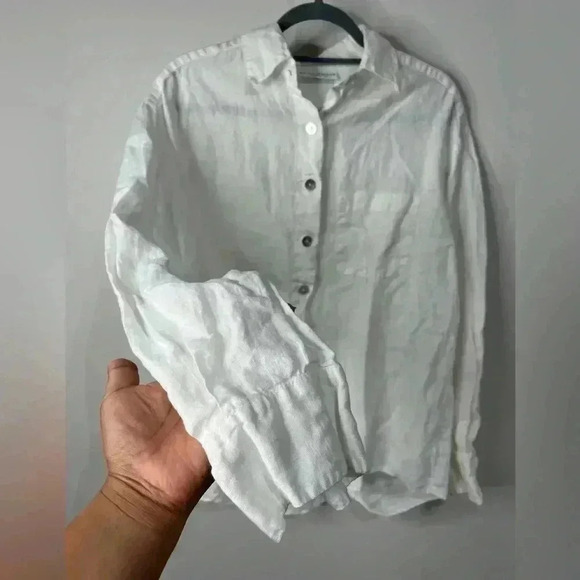 Bryn Walker 100% Linen Size Medium Blouse - Picture 6 of 7